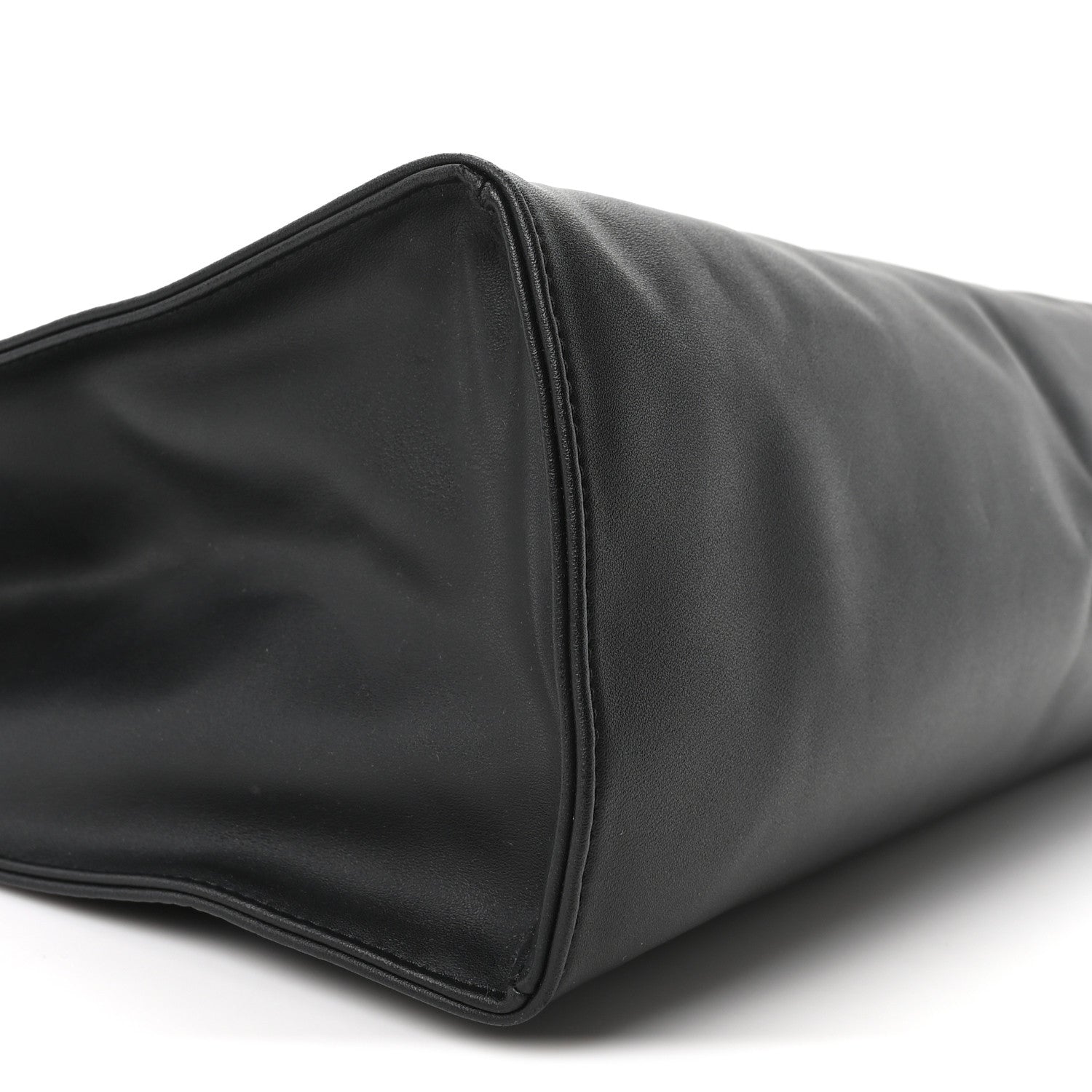 Telfar Vegan Leather Medium Shopping Bag Black 9 of 10