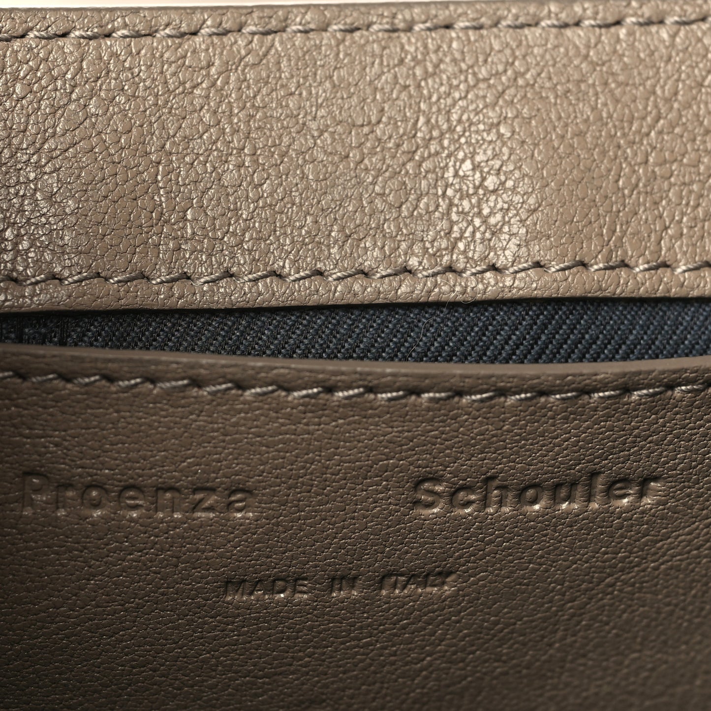 Lambskin PS1 Mini Pouch Messenger Smoke