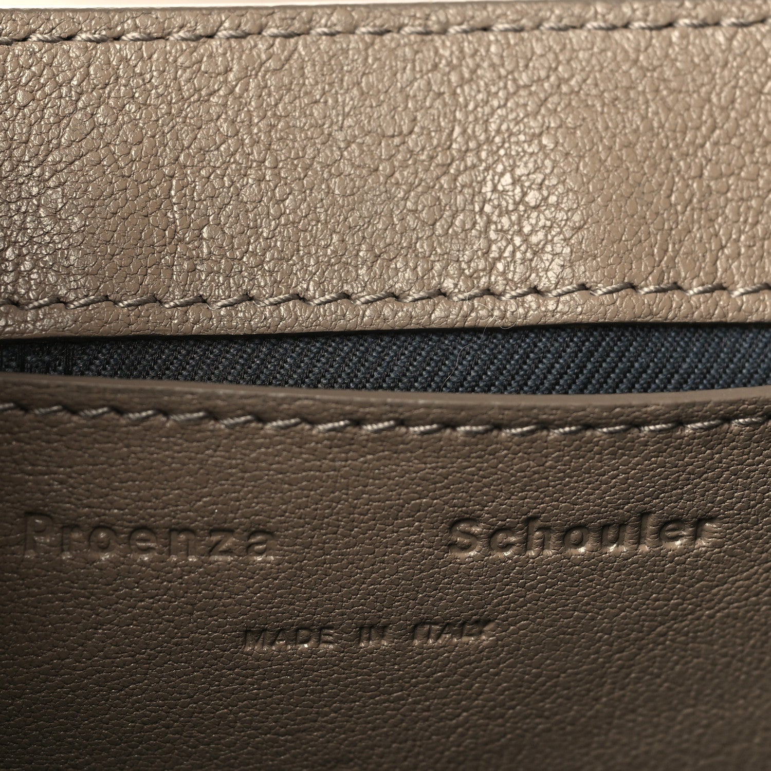 Proenza Schouler Lambskin PS1 Mini Pouch Messenger Smoke 6 of 8