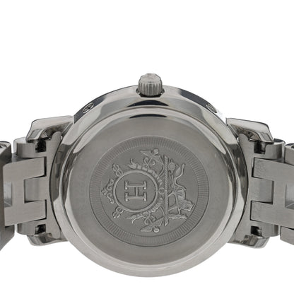 Hermes Stainless Steel 24mm Clipper Quartz Watch Orange 4 of 4