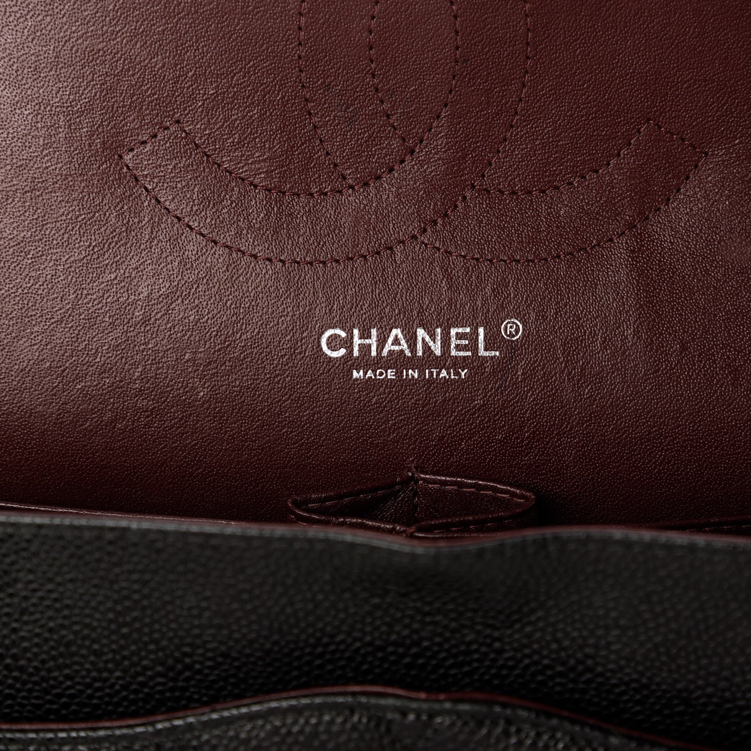 Chanel Caviar Quilted Jumbo Double Flap Black 6 of 10