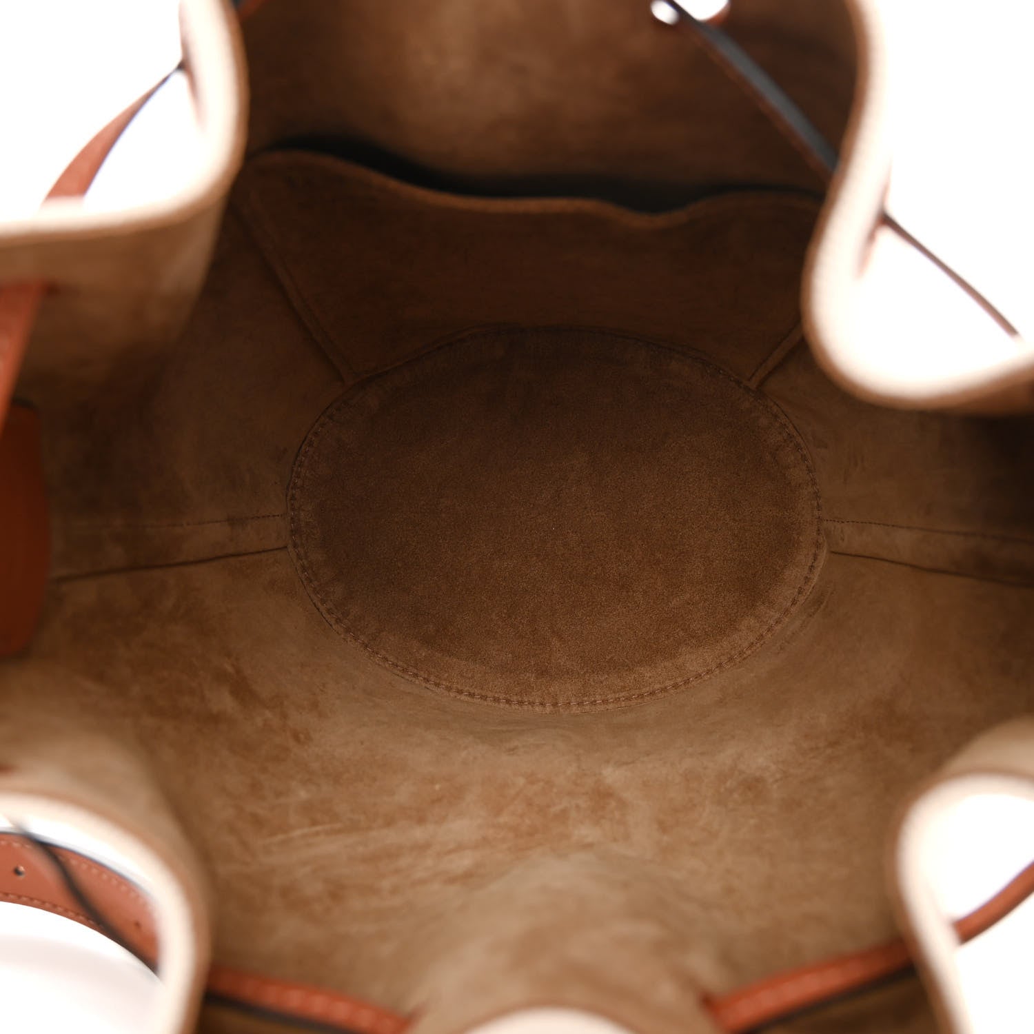 Loewe Canvas Calfskin Balloon Bucket Bag Ecru Tan 5 of 9
