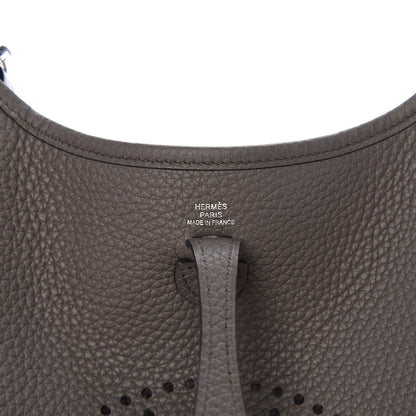 Hermes Taurillon Clemence Evelyne TPM Etain 5 of 10