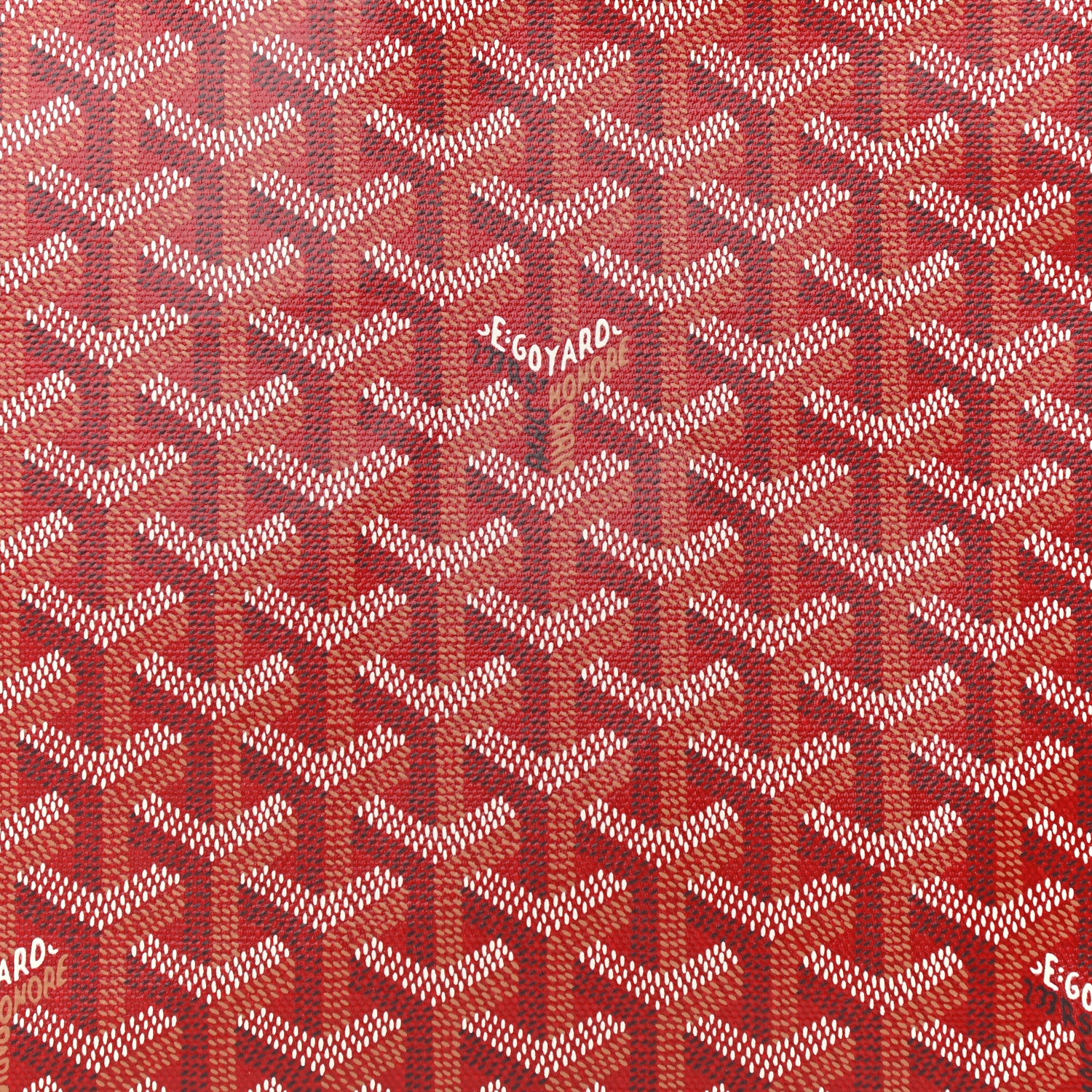 Goyard Goyardine Senat Pochette MM Red 14 of 16