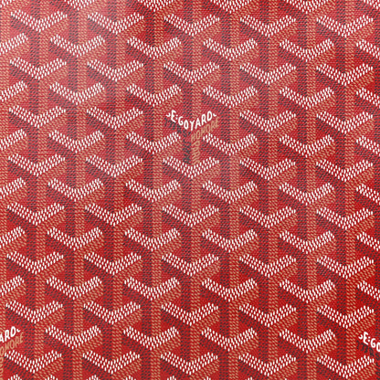 Goyard Goyardine Senat Pochette MM Red 14 of 16
