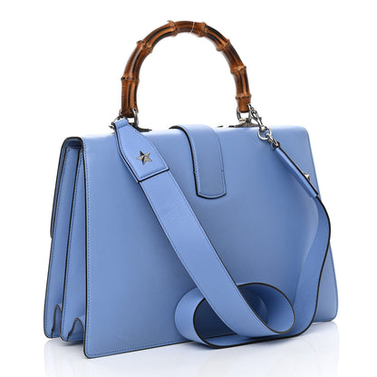 Gucci Moon Calfskin Crystal Web Embroidered Large Dionysus Bamboo Top Handle Bag Clear Sky Blue Multicolor 2 of 10
