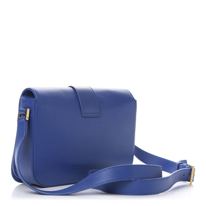 Saint Laurent Calfskin Classic Y Satchel Royal Blue 3 of 10