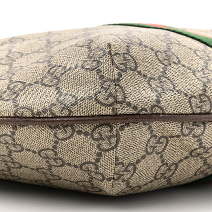 Gucci GG Supreme Monogram Web Small Ophidia Half Moon Hobo Brown 10 of 15