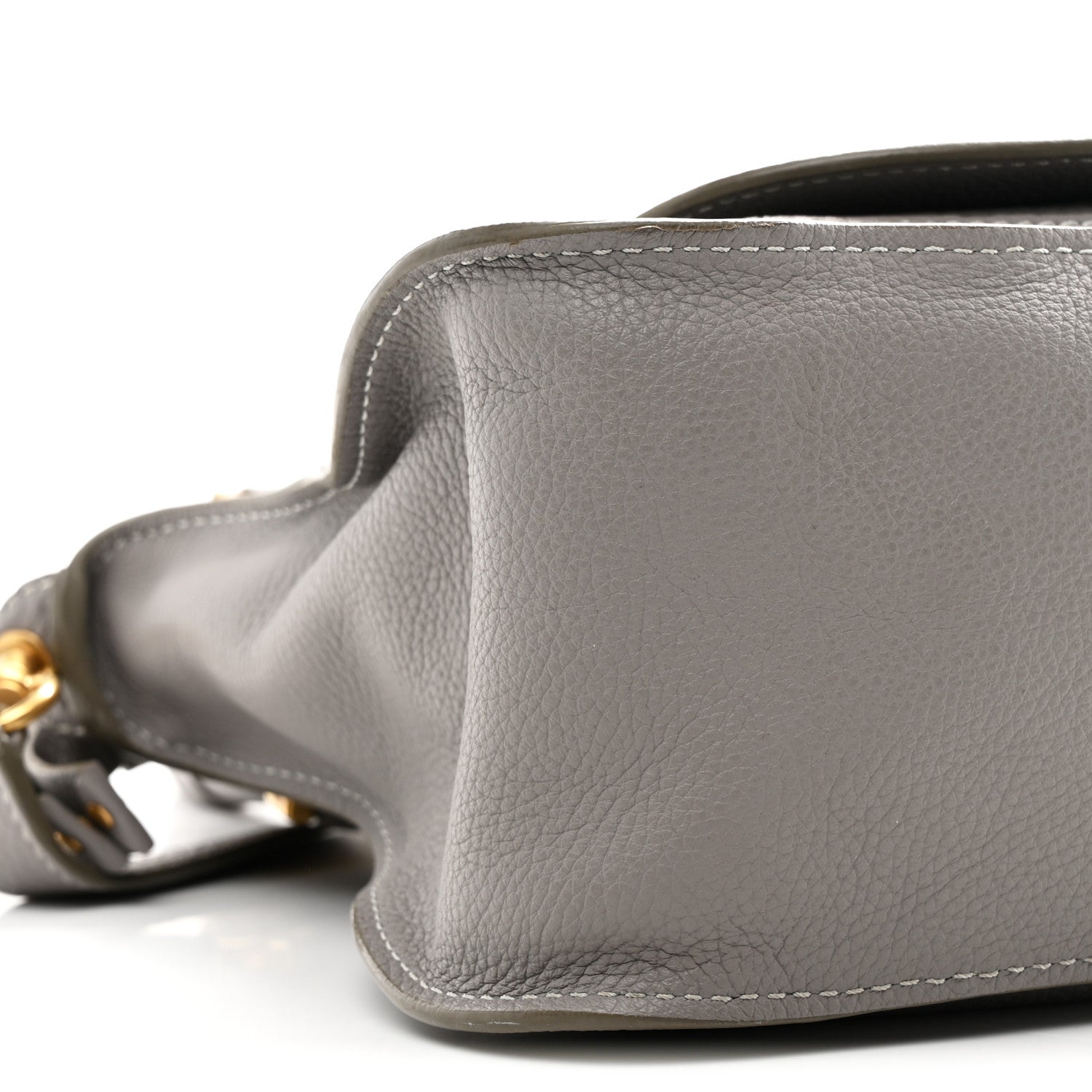 Chloe Calfskin Medium Marcie Satchel Cashmere Grey 9 of 10