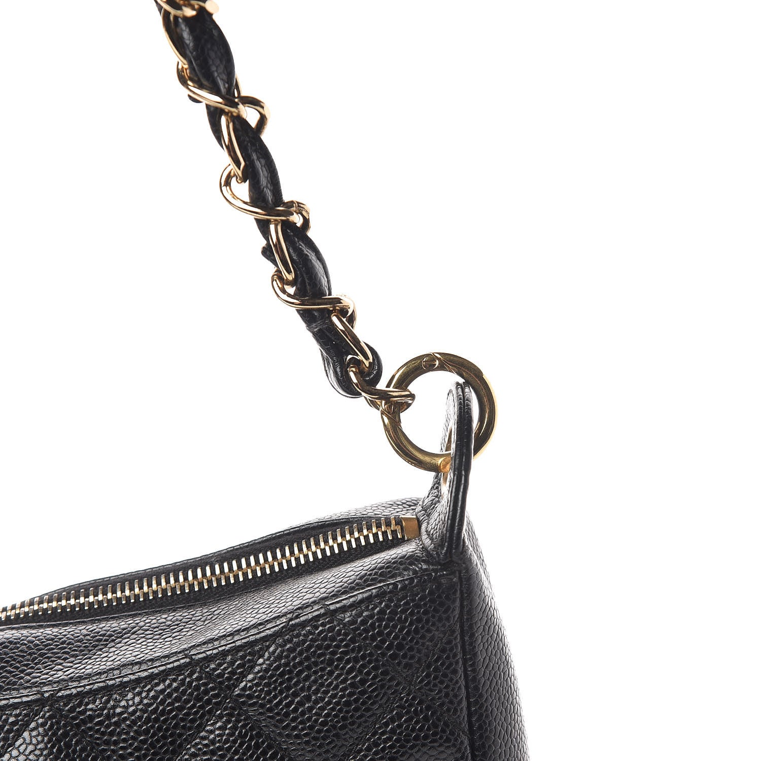Chanel Caviar Quilted Hobo Black 12 of 13