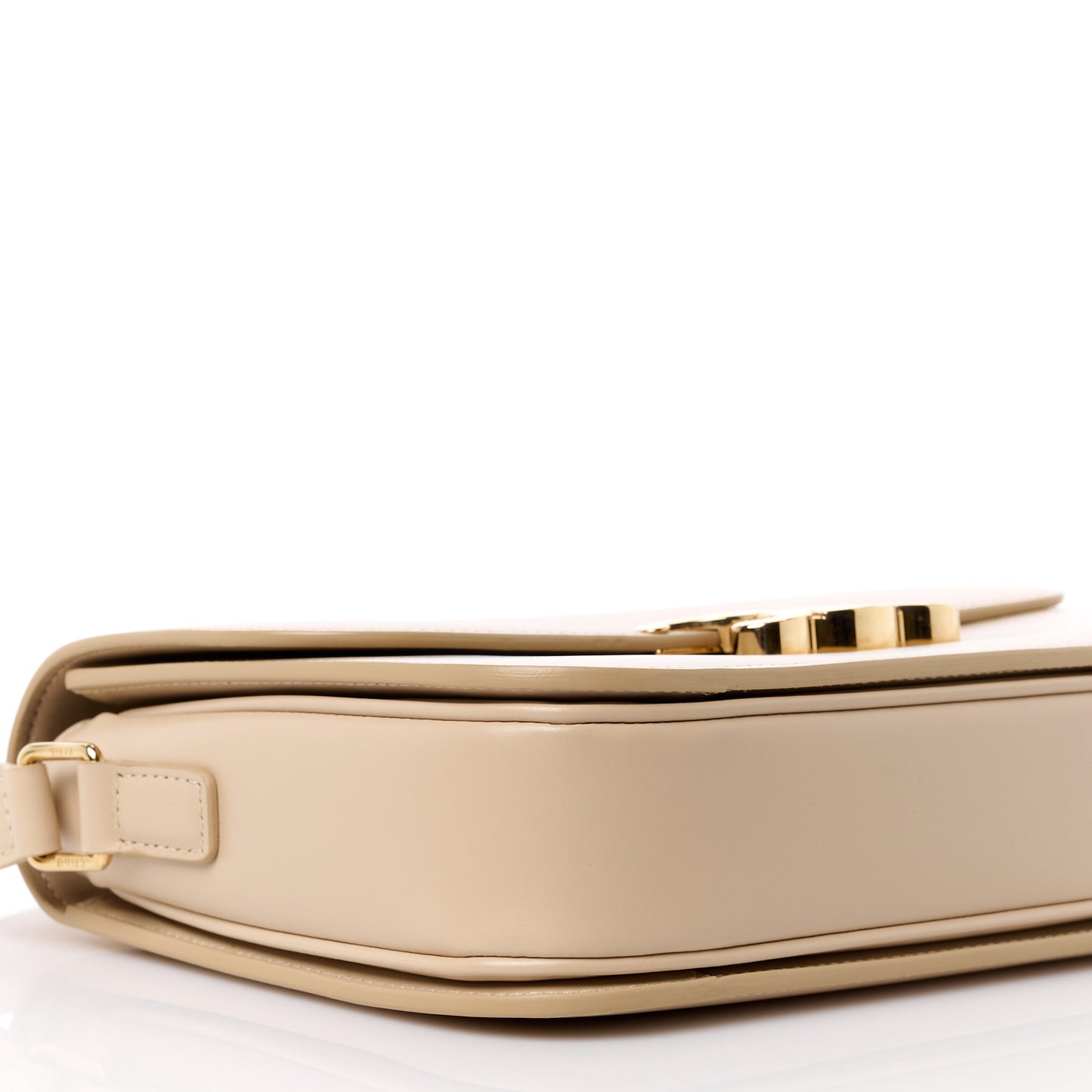 Shiny Calfskin Medium Triomphe Nude