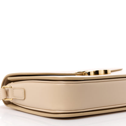 Celine Shiny Calfskin Medium Triomphe Nude 10 of 12