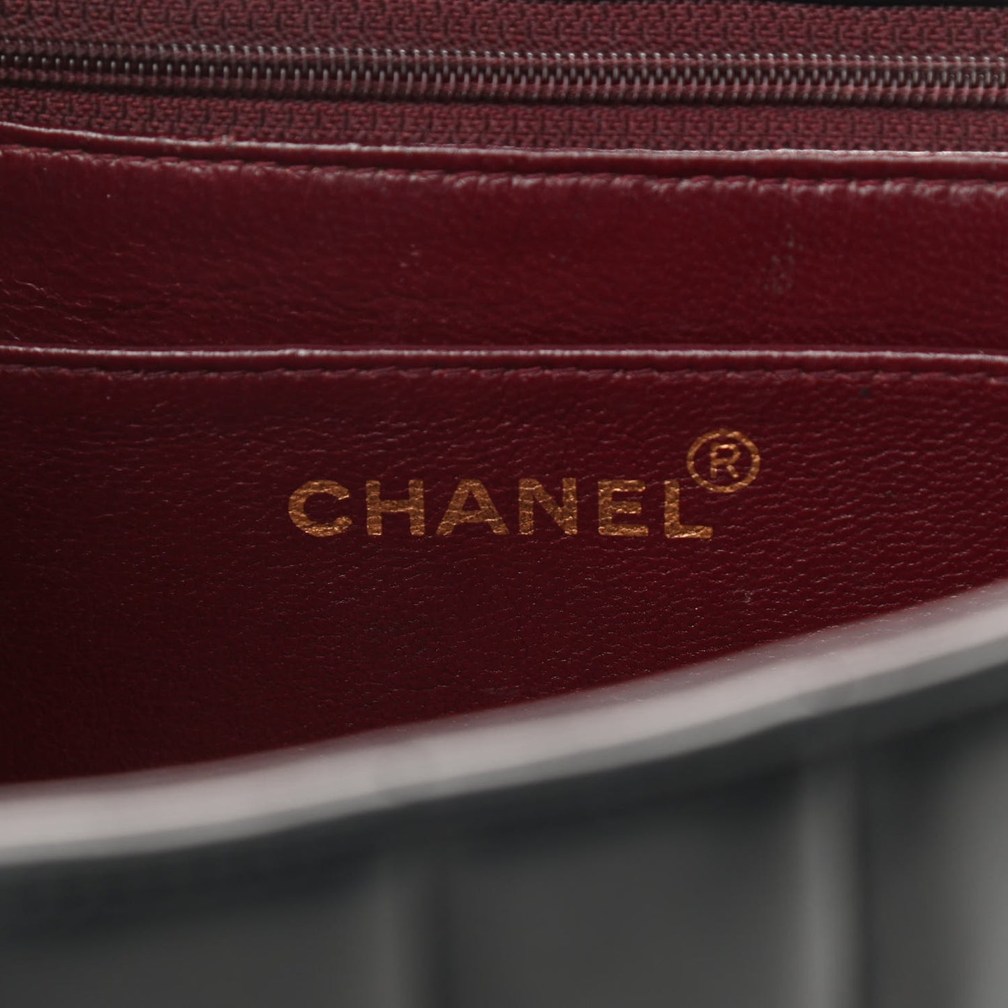 Lambskin Vertical Quilted Medium Single Flap Black