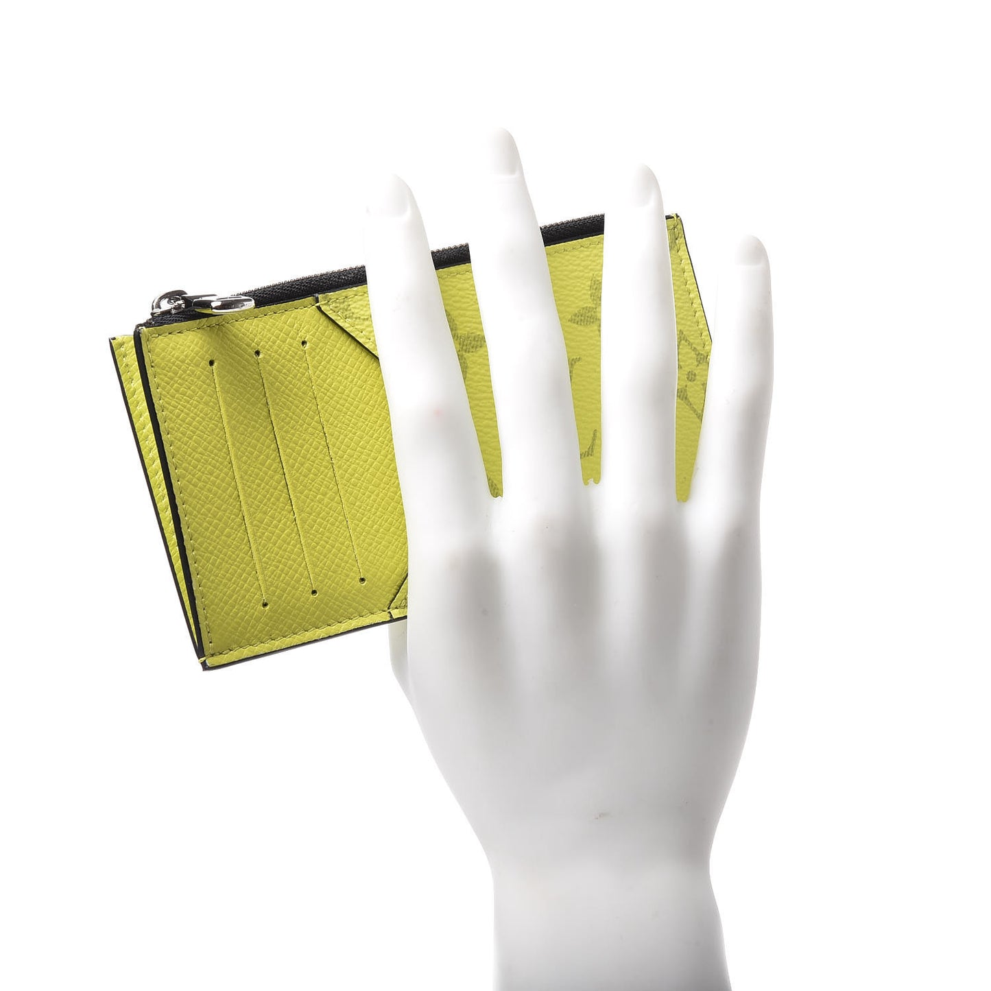Monogram Taiga Coin Card Holder Yellow