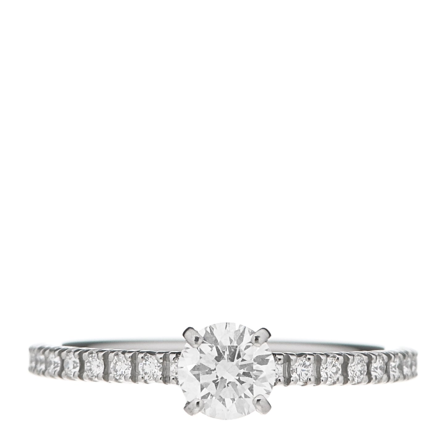 Platinum Diamond .30ct Etincelle De Cartier Solitaire Engagement Ring 46 3.75