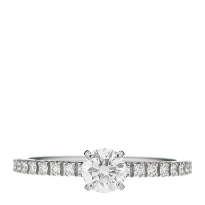 Cartier Platinum Diamond .30ct Etincelle De Cartier Solitaire Engagement Ring 46 3.75 1 of 7