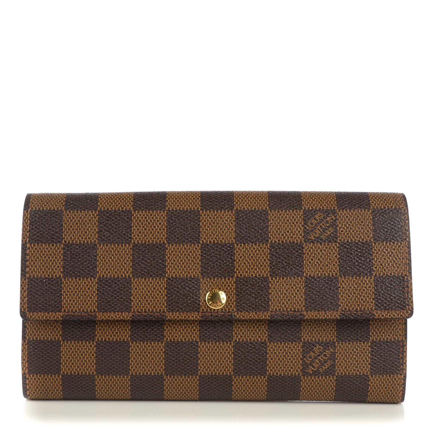 Louis Vuitton Damier Ebene Sarah Wallet 1 of 7