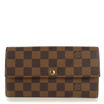 Louis Vuitton Damier Ebene Sarah Wallet 1 of 7