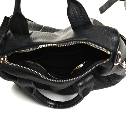 Alexander Wang Pebbled Lambskin Rocco Black Pale Gold Hardware 5 of 10