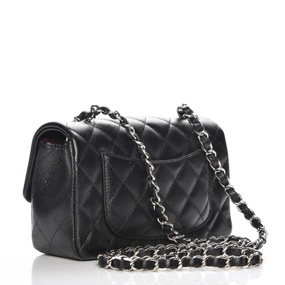 Chanel Caviar Quilted Mini Rectangular Flap Black 3 of 8