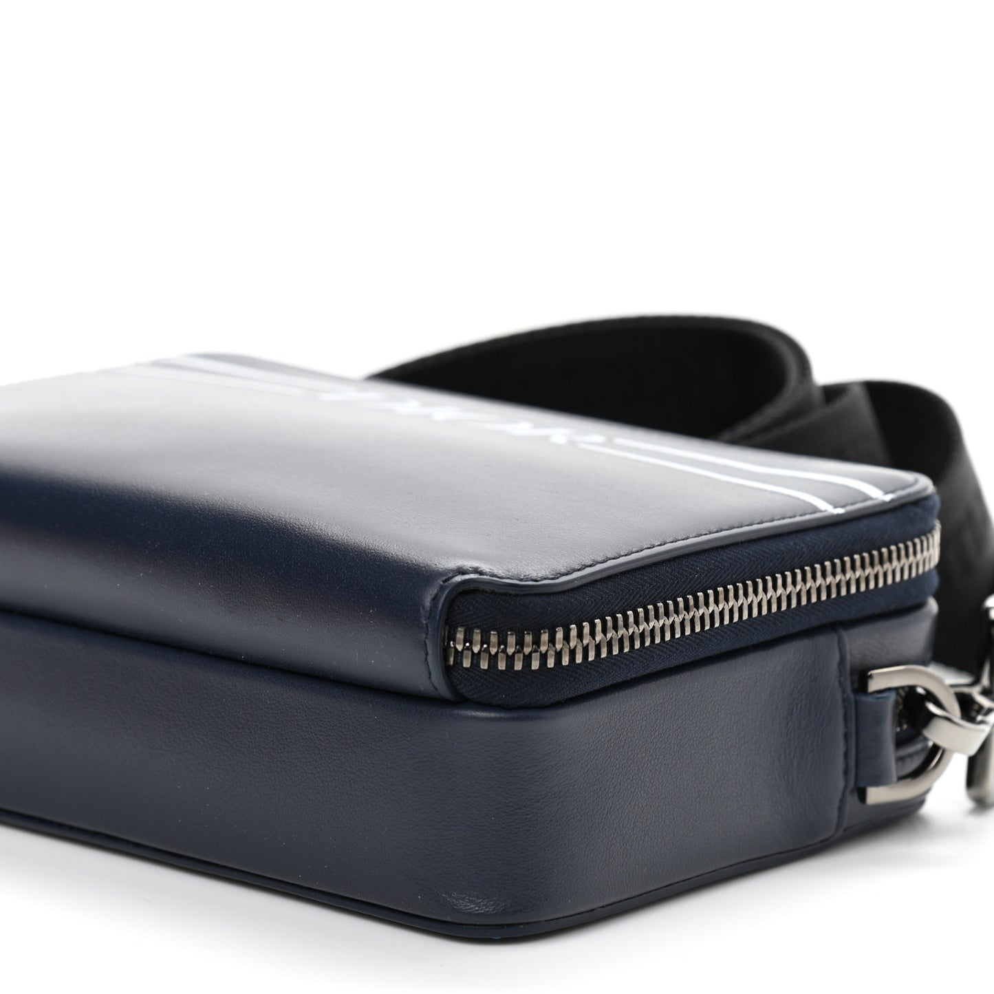 x Descente Double Zip Crossbody Navy Blue