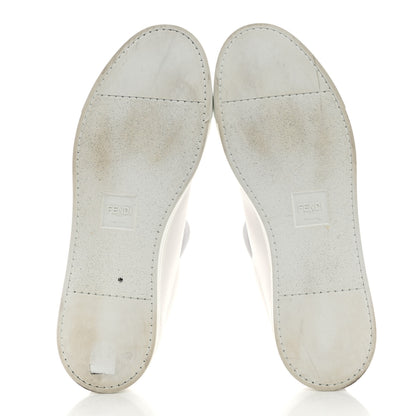 Fendi Calfskin FF Mens Low Top Sneakers 9 White 5 of 11