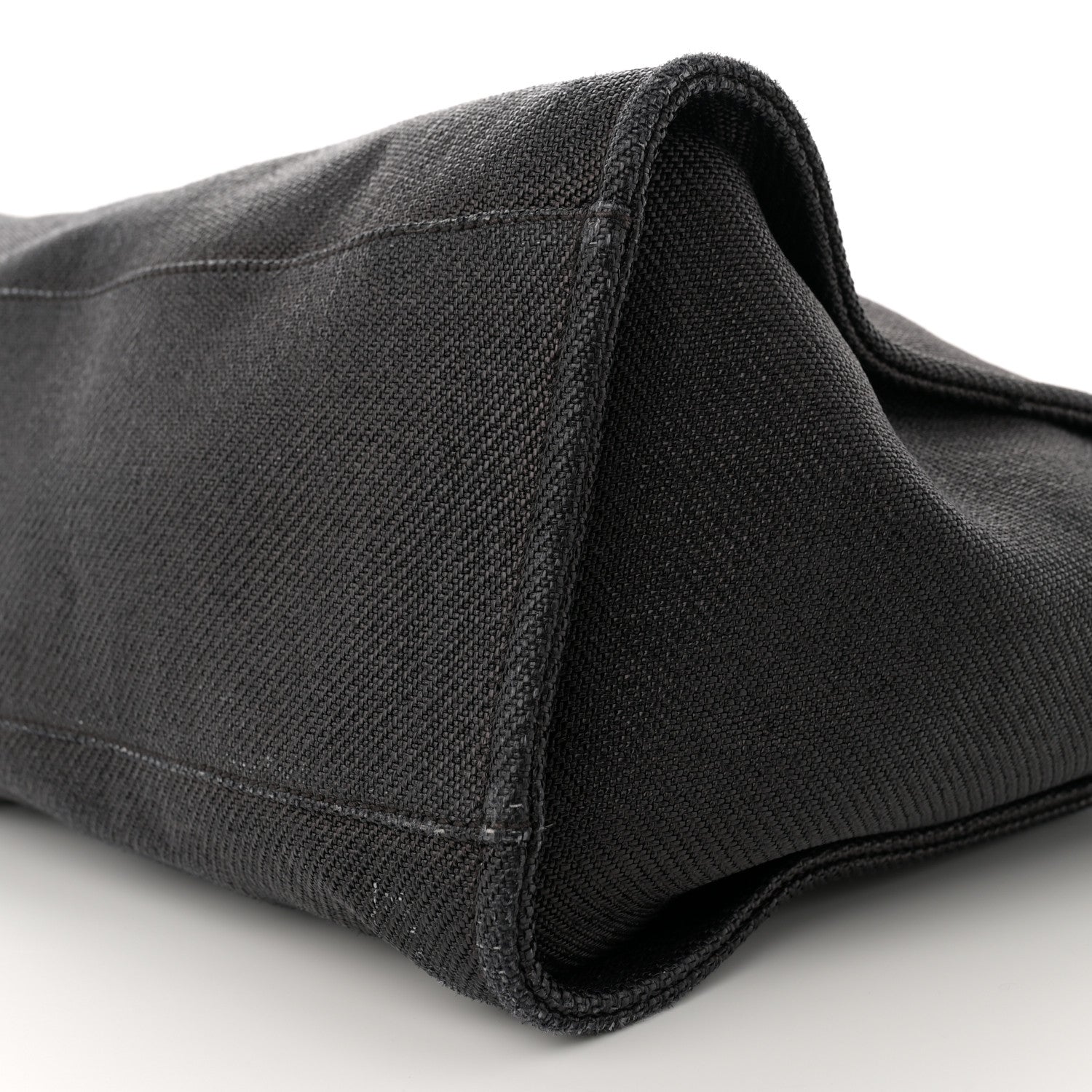 Chanel Woven Straw Raffia Medium Deauville Tote Black White 10 of 19