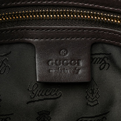 Gucci Snakeskin Medium Indy Top Handle Hobo Brown 6 of 9