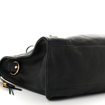 Balenciaga Chevre Gold Metallic Edge Hardware City Black 10 of 11