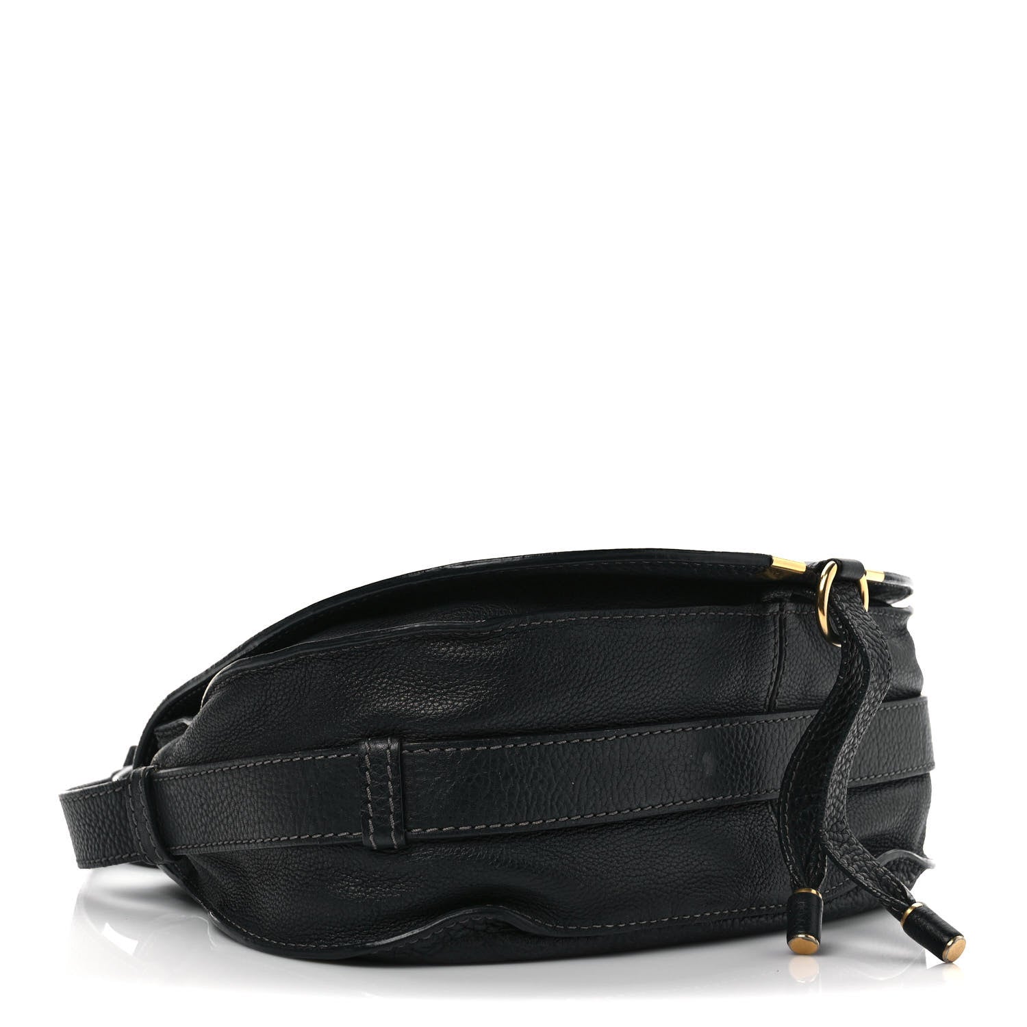 Chloe Calfskin Medium Marcie Round Crossbody Bag Black 4 of 11