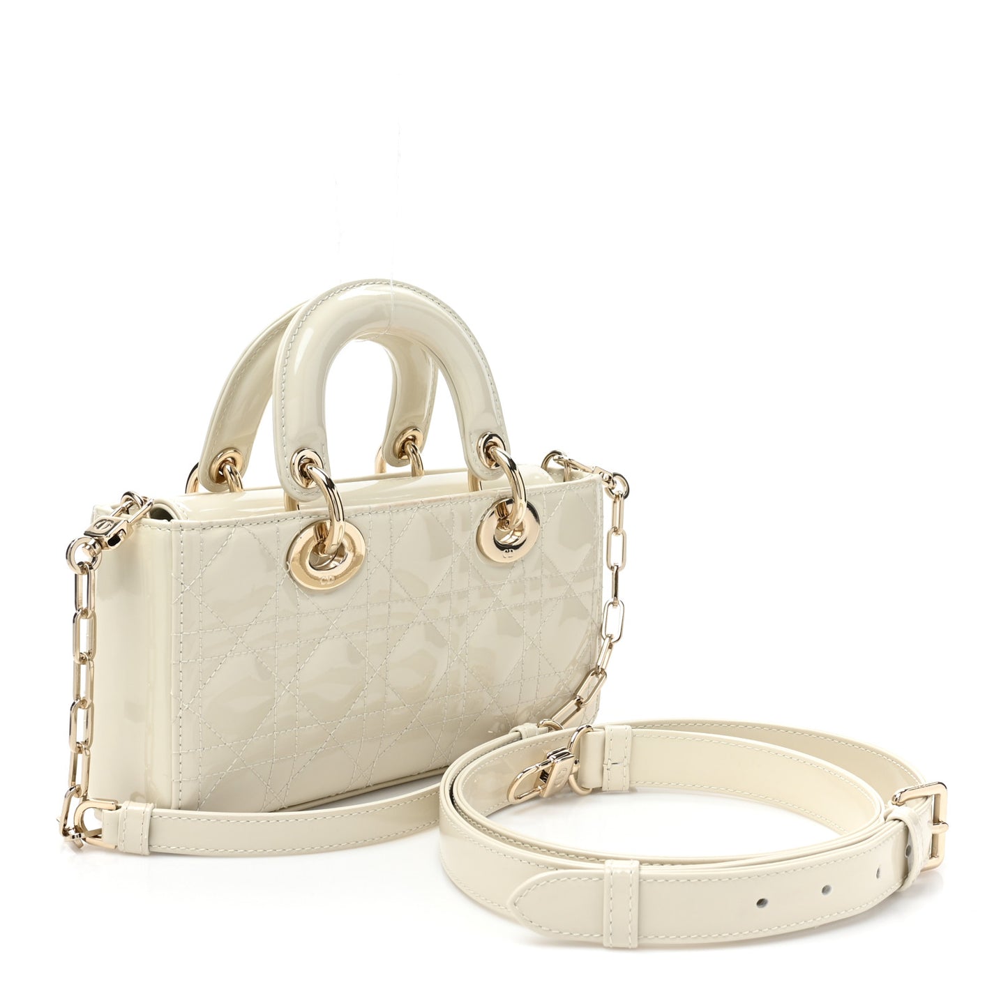 Patent Cannage Small Lady D-Joy Latte