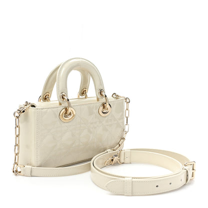 Christian Dior Patent Cannage Small Lady D-Joy Latte 3 of 11