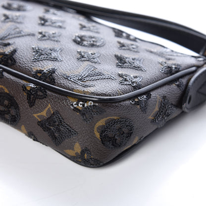 Louis Vuitton Monogram Sequins Eclipse Pochette Noir 9 of 13