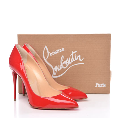 Christian Louboutin Patent Pigalle Follies 100 Pumps 37 Pavot 12 of 12