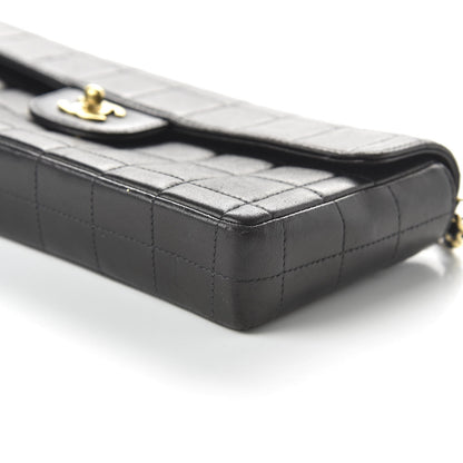 Chanel Lambskin East West Chocolate Bar Flap Black 7 of 10