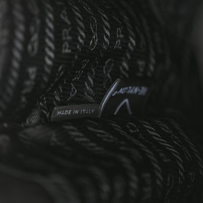 Prada Saffiano Tessuto Nylon Vela Bucket Wristlet Black 7 of 10