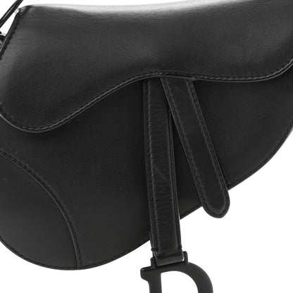 Christian Dior Ultra Matte Calfskin Mini Saddle Bag Black 7 of 9