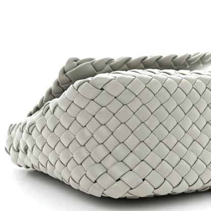 Bottega Veneta Nappa Intreccio Mini Cobble Shoulder Bag Agate Grey 9 of 10