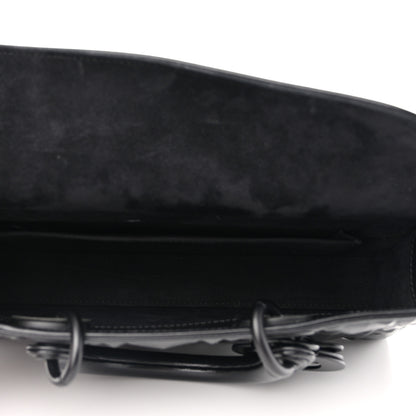 Christian Dior Calfskin Cannage Diamond Medium Lady D-Joy Black 6 of 10