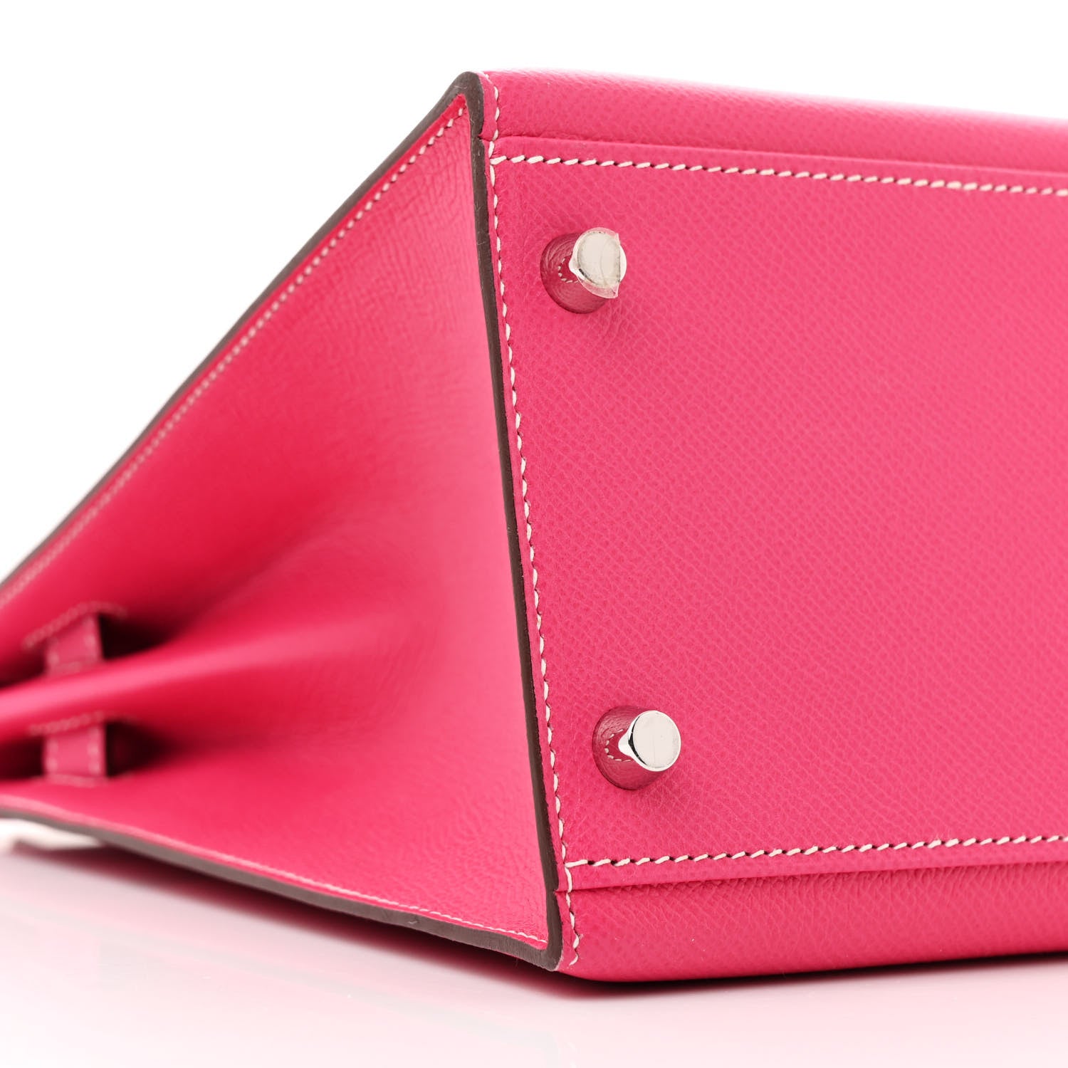 Hermes Epsom Kelly Sellier 32 Rose Tyrien 9 of 11