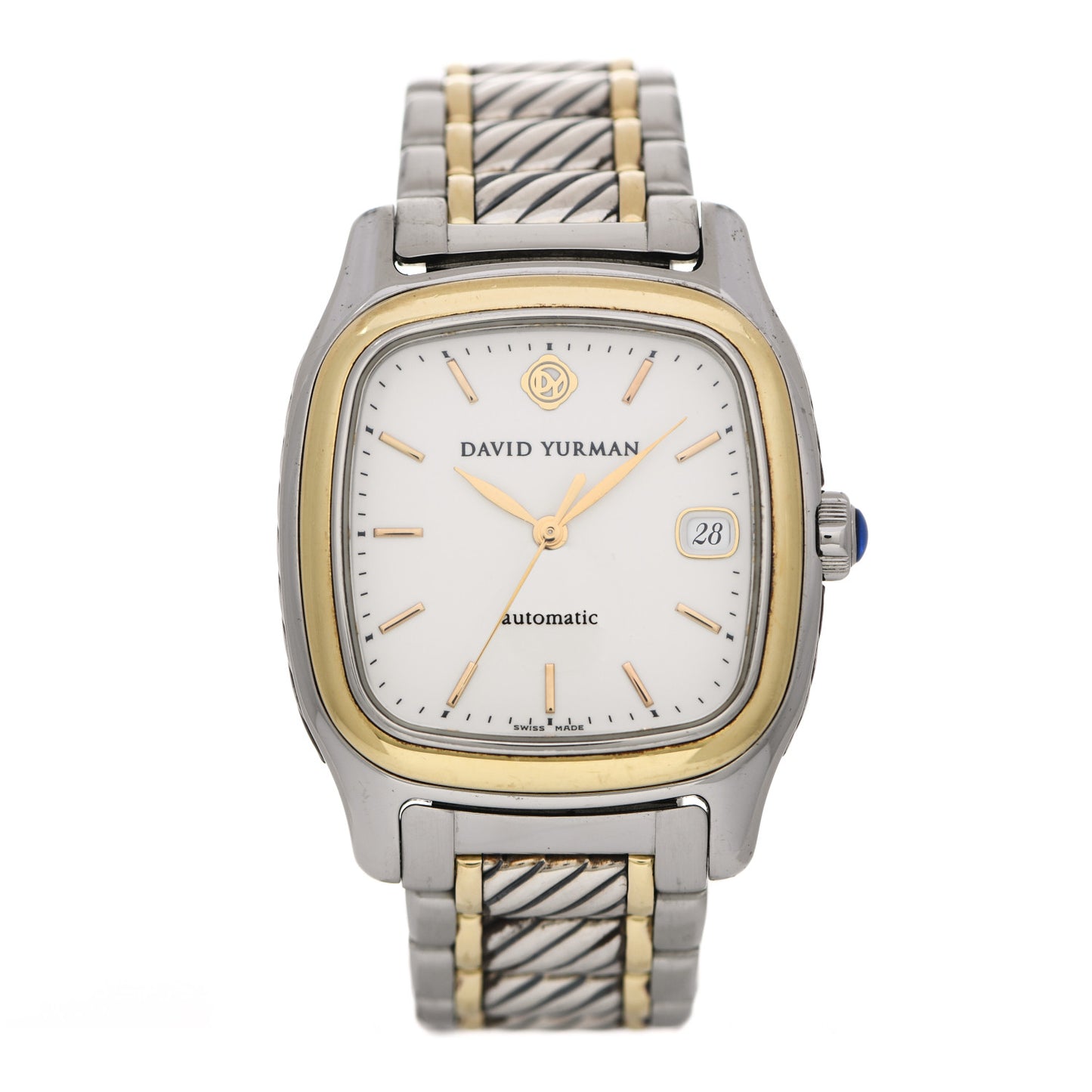 Stainless Steel 18K Yellow Gold 35mm Thoroughbred Automatic Watch