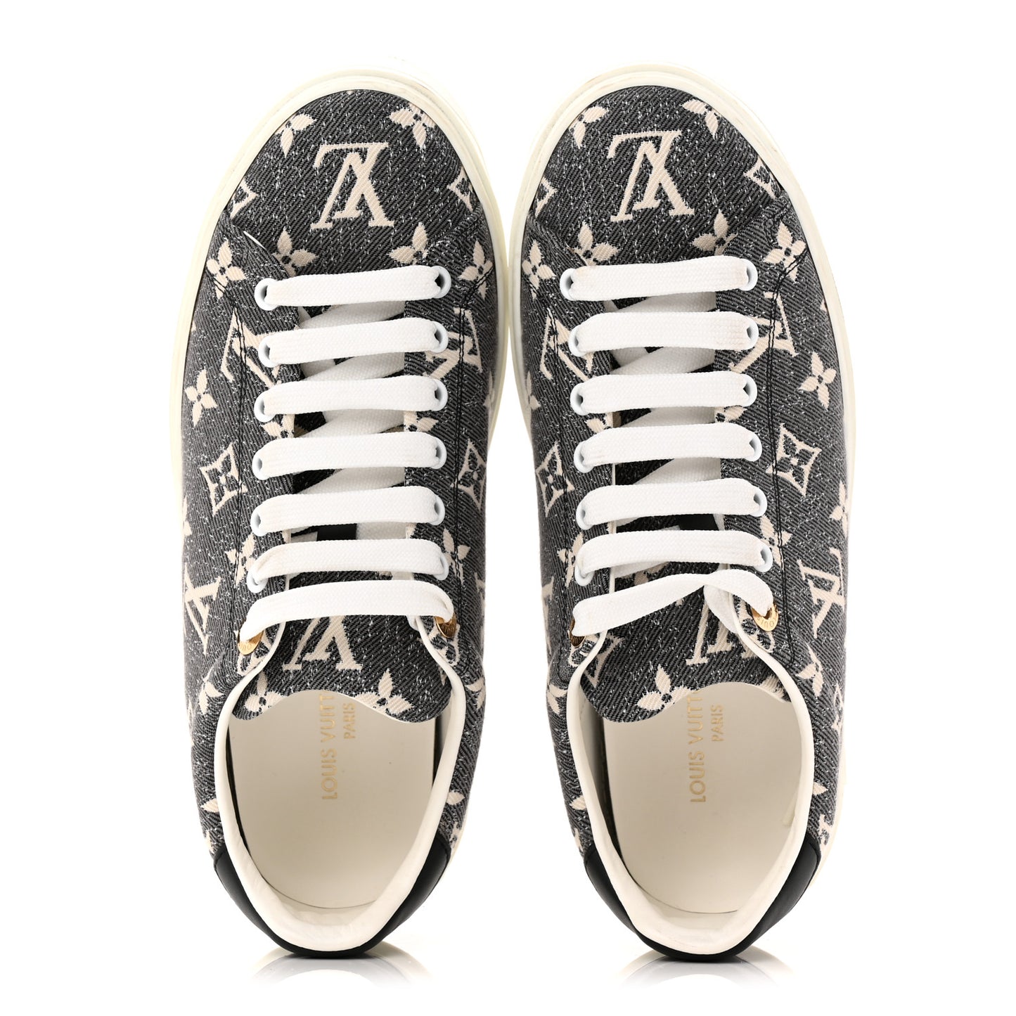 Denim Monogram Time Out Sneakers 39