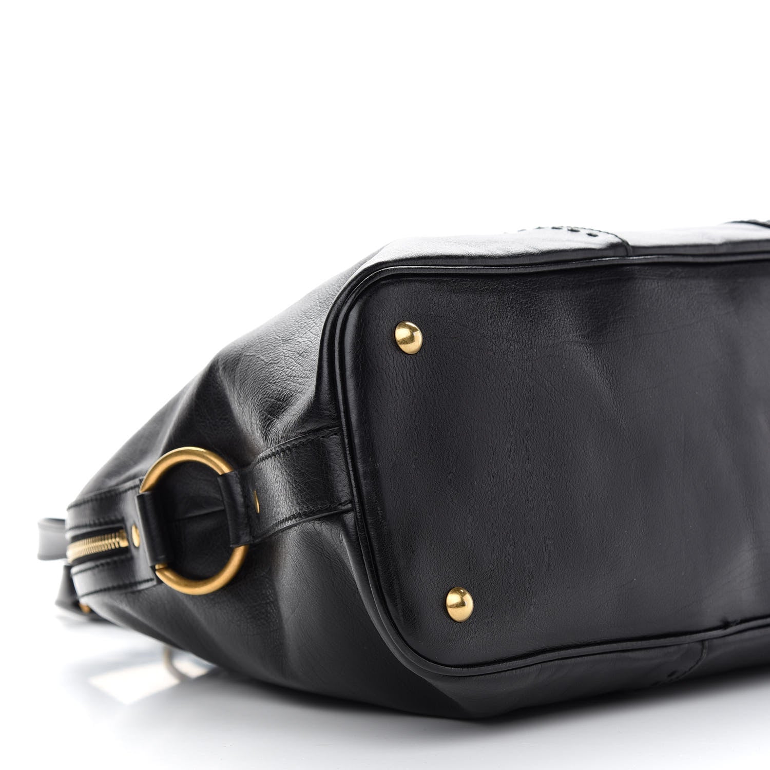 Saint Laurent Calfskin Oversized Muse Black 8 of 9