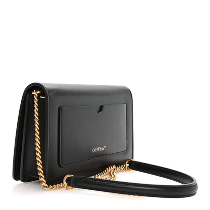 Off-White OFF WHITE Calfskin Jitney 0.5 Shoulder Bag Black 3 of 10