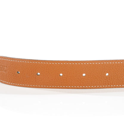 Hermes Box Togo 32mm H Belt 80 Black Gold 4 of 6