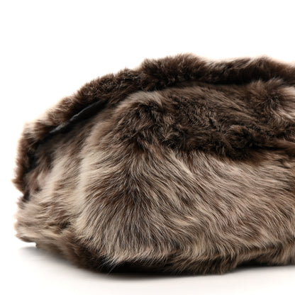Saint Laurent Fur Shearling Giant Jamie Dark Brown 10 of 11