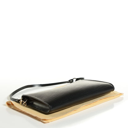 Louis Vuitton Epi Pochette Accessories 24 Black 4 of 7