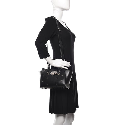 Jimmy Choo Calfskin Studded Small Riley Black 3 of 10