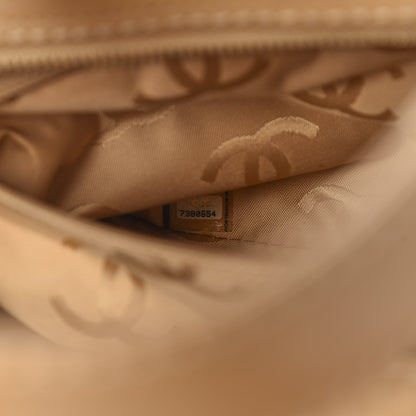 Chanel Calfskin Wild Stitch Top Handle Bag Beige 9 of 11