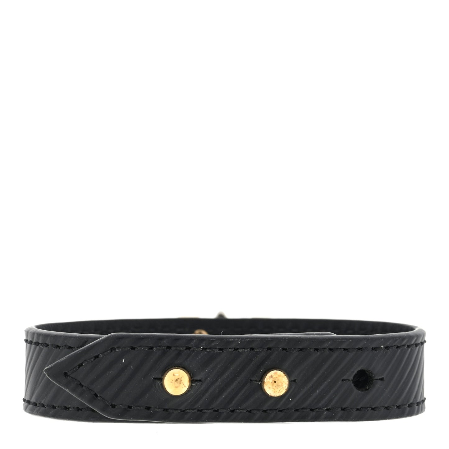 Epi Twist It Bracelet 17 Black
